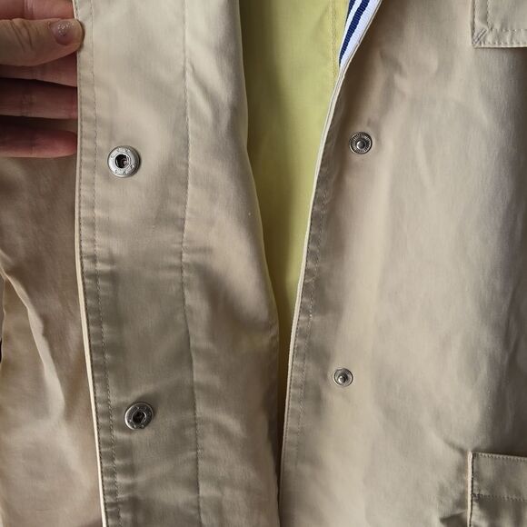 Dennis Basso Water Repellant Hooded Trench Coat - Picture 3 of 11